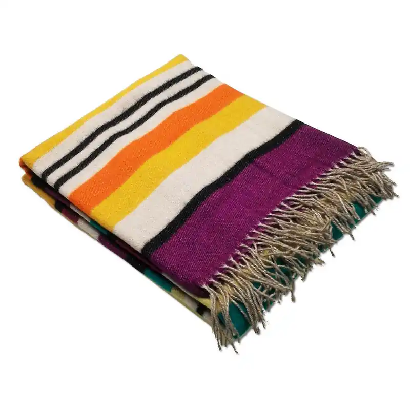 Missoni Plaid HARPO NEW 159 130x190 cm con frange a righe