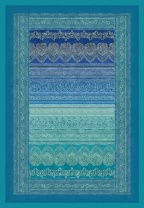 Bassetti Plaid Granfoulard 135x190 cm BRUNELLESCHI T5 Blu regalo originale