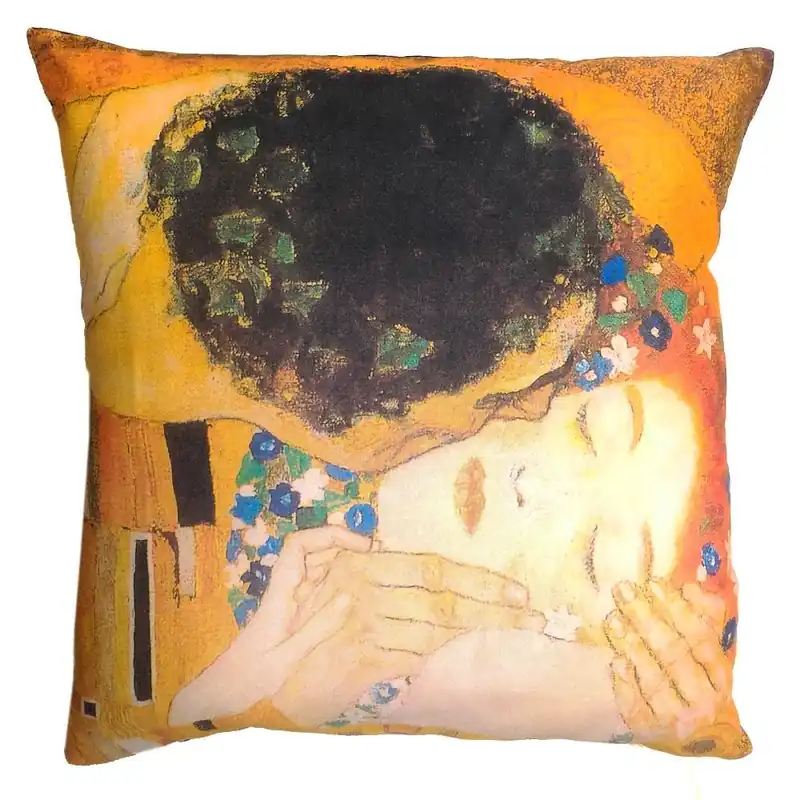 Cuscino arredo decorativo RANDI 40x40 Klimt Il Bacio