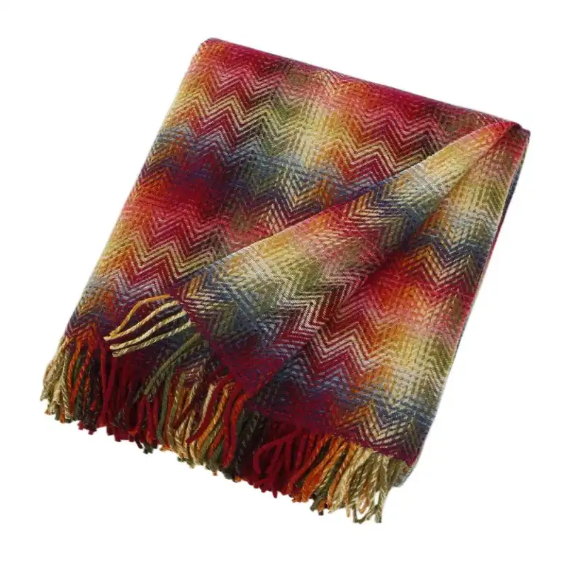 Plaid Missoni Home 130x190cm MONTGOMERY 156 misto lana multicolore