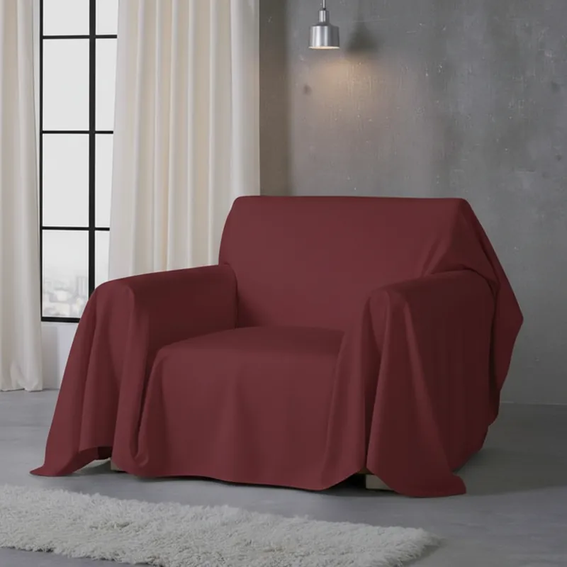Copridivano copritutto RARUS telo Panama 170x300 cm - bordeaux