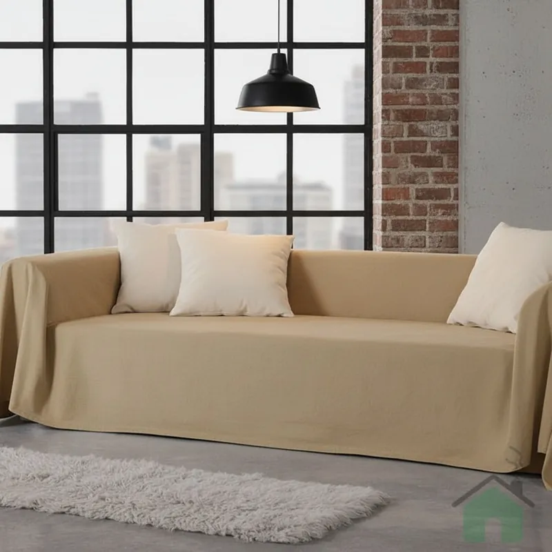 Copridivano copritutto RARUS telo Panama 260x300 cm - Biscotto