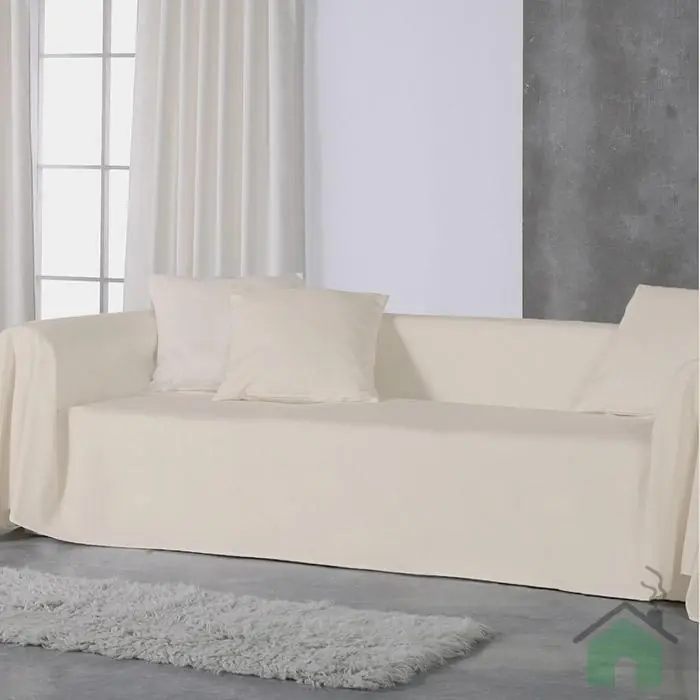 Copridivano copritutto telo Panama RARUS 170x300 cm - Avorio