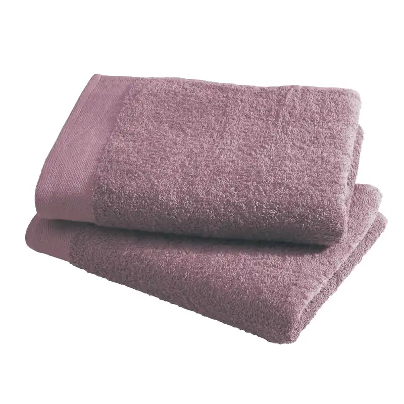 Asciugamano con ospite da bagno Happidea 460 gr Malva