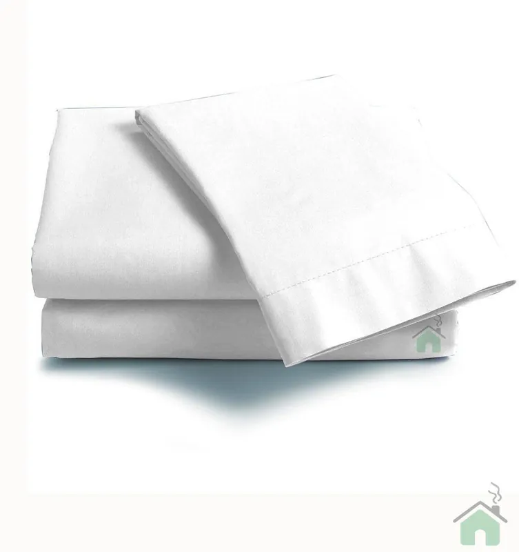 ISTAR Lenzuola con angoli Matrimoniale SLIM 160x200x30 bianco