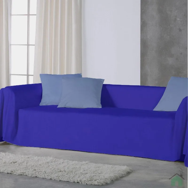Copridivano copritutto RARUS telo Panama 260x300 cm - Bluette