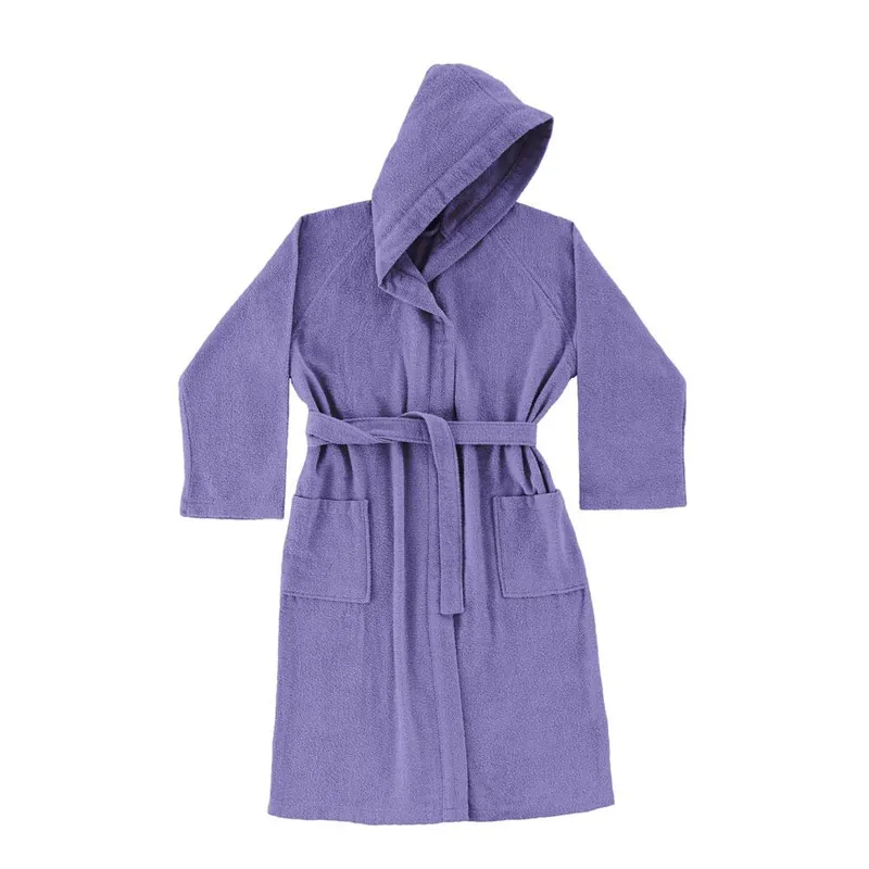 Accappatoio con cappuccio in spugna SOLO TUO Zucchi - var. lavanda 1838