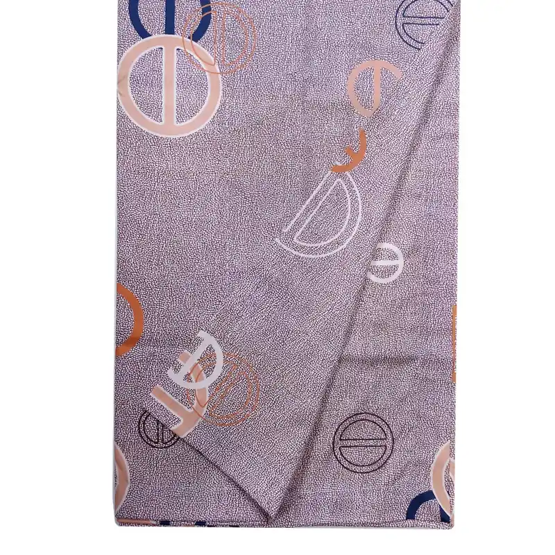 Telo arredo Copriletto estivo Borbonese in raso CLUB 270x265 blu