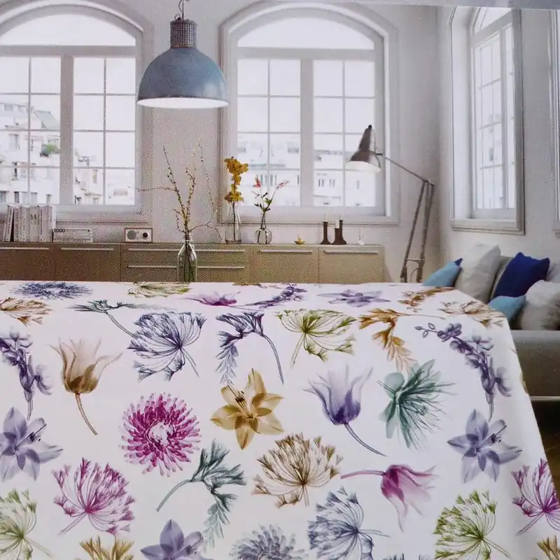 Tovaglia rettangolare 6/8 persone 150x230 cm TAG HOUSE - BELL floreale