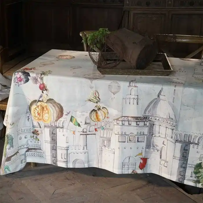 Tovaglia Tessitura Toscana Telerie puro lino RETTANGOLARE FIABA