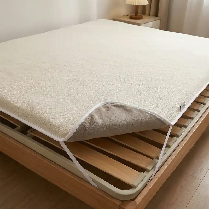 DAUNEX coprirete singolo in feltro antiscivolo con lacci 85x195