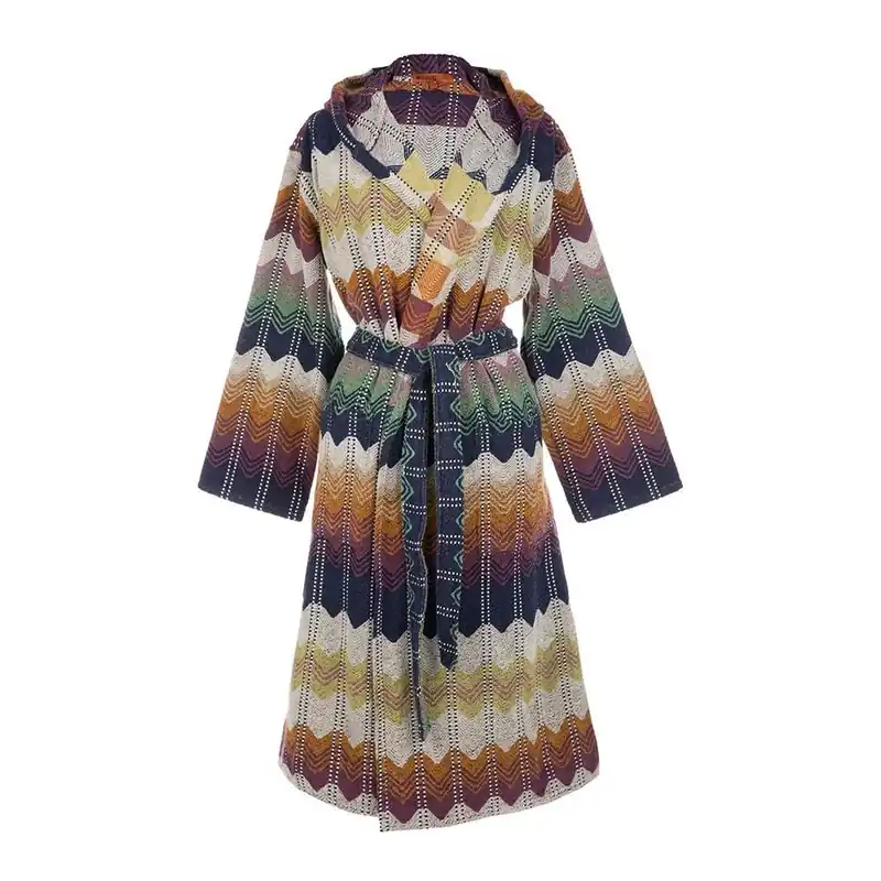 Accappatoio Missoni Home con cappuccio Multi colore TRAVIS 100