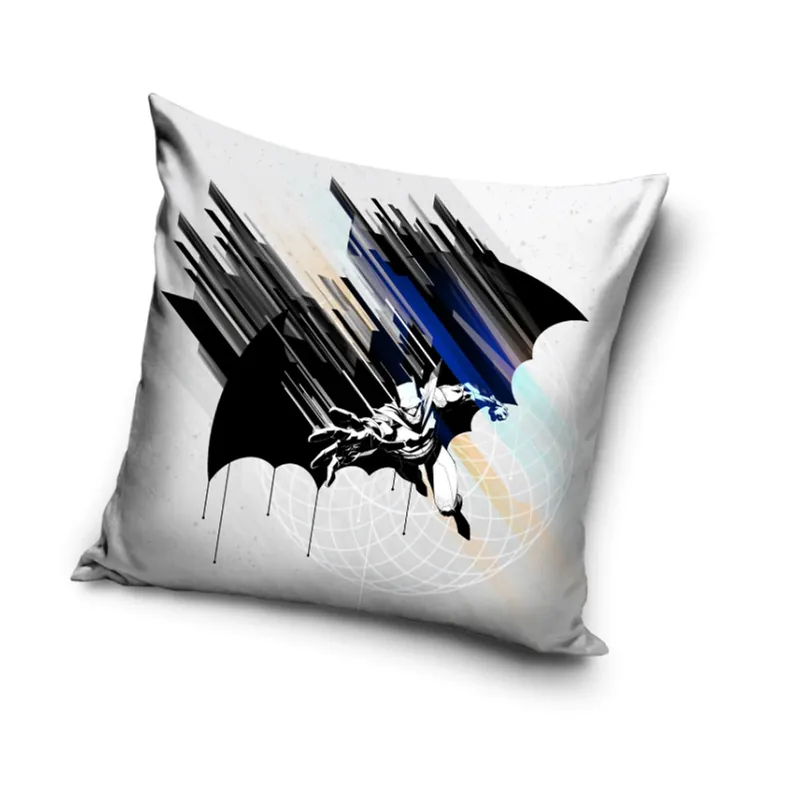 BATMAN cuscino arredo quadrato in microfibra 40x40 cm grigio
