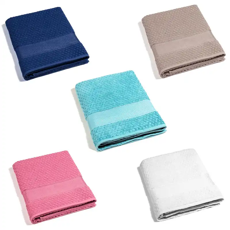 Telo bagno 100x150 cm CALEFFI Sirena spugna tinta unita - vari colori