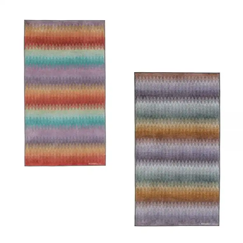 Telo da mare 100x180 cm Missoni Home spugna YACO zig-zag
