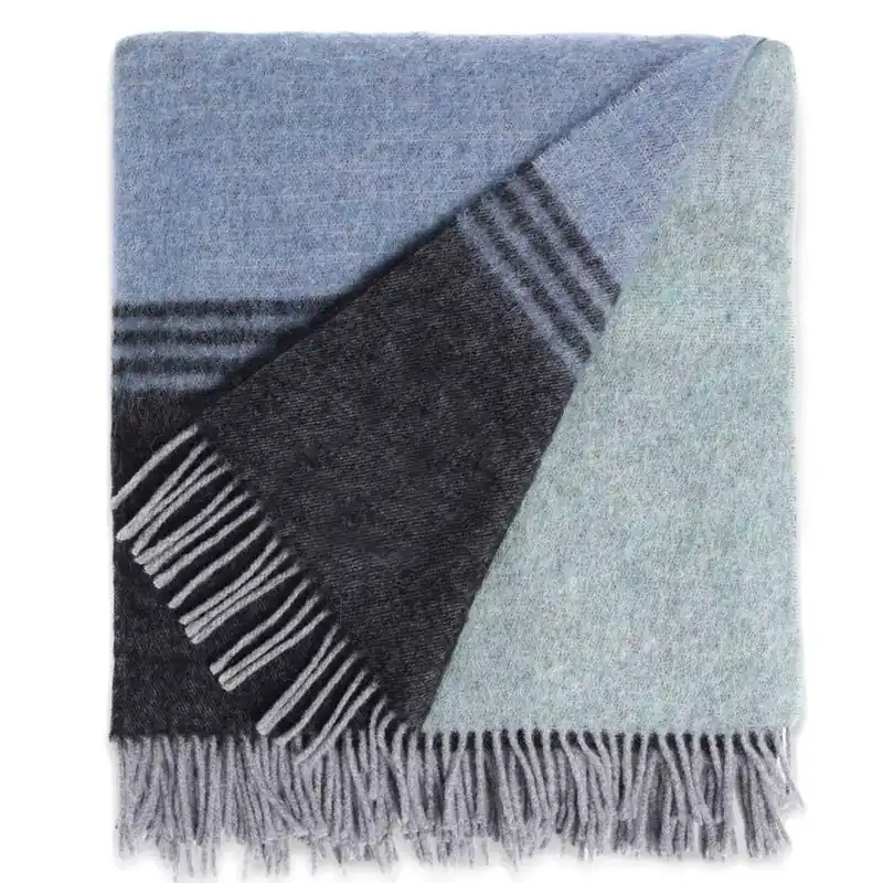 Missoni Home plaid con frange 130x190 cm YOSHI 174 Lana alpaca