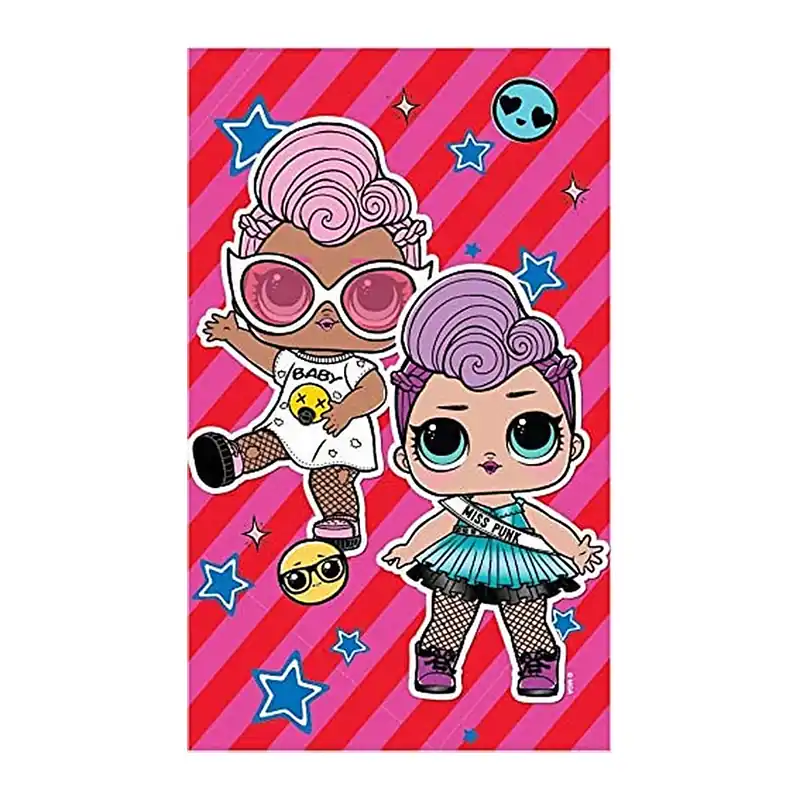 LOL asciugamano asilo 30x50 cm LOLSURPRISE official Fucsia
