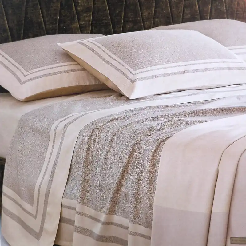 Lenzuola Borbonese completo matrimoniale TWIST OP prodotto originale
