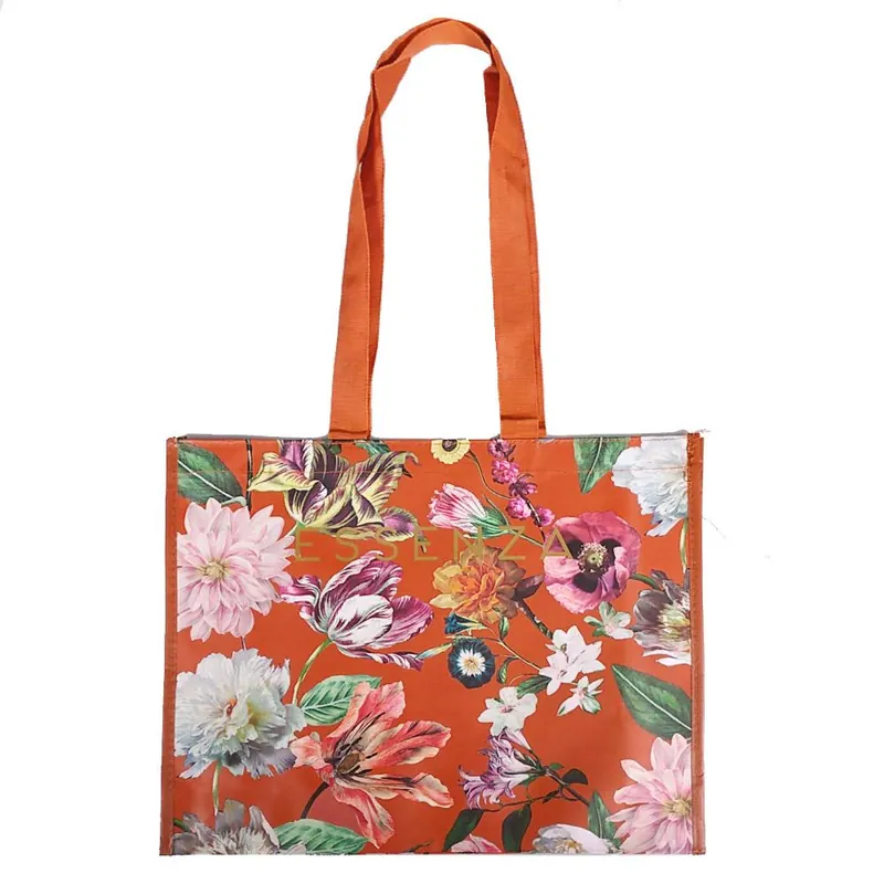 Borsa shopping con manici impermeabile ESSENZA HOME Caramel
