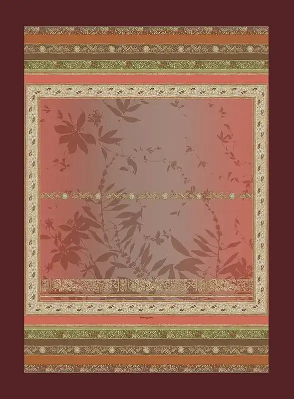 Tappeto arredo da interni Bassetti Granfoulard Malve R1 rosso antiscivolo
