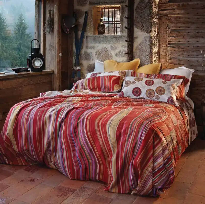 Lenzuola Raso effetto-copriletto TESSITURA TOSCANA Jaipur
