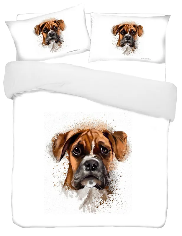 Set copripiumino e federa piazza e mezza il mio boxer stampa digitale