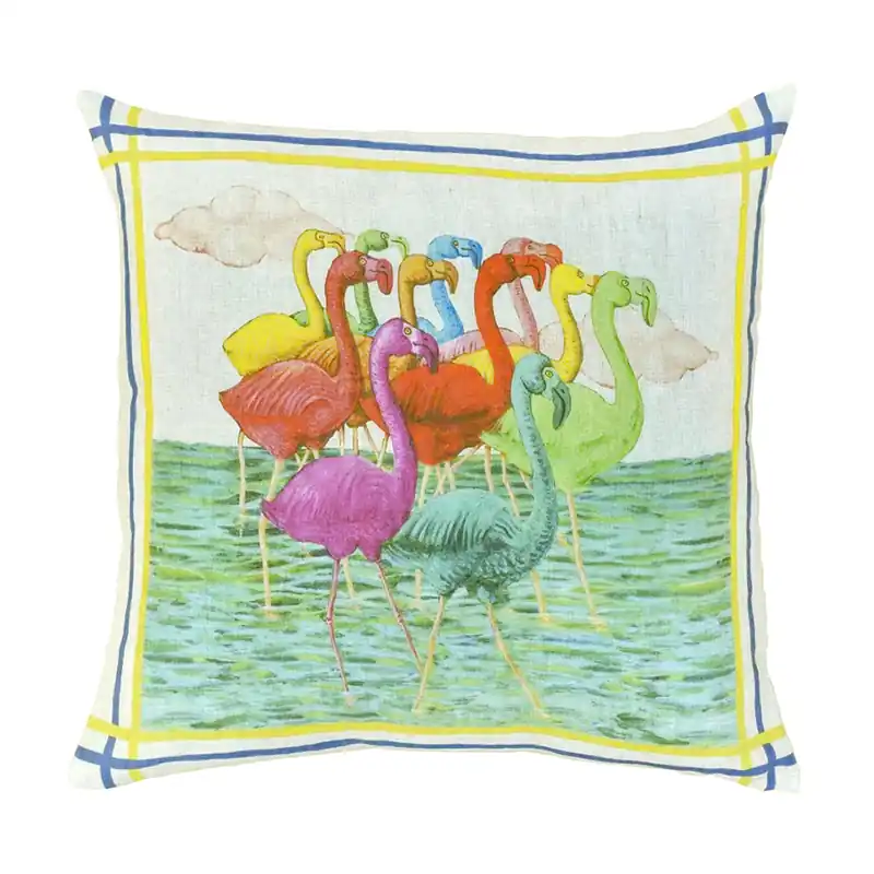 Fodera per cuscino arredo TESSITURA TOSCANA FLAMINGO