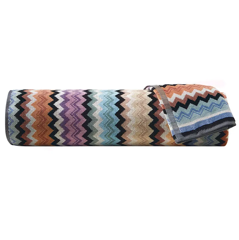 Missoni Bagno - Telo doccia - ADAM 160 Zigzag Multicolore