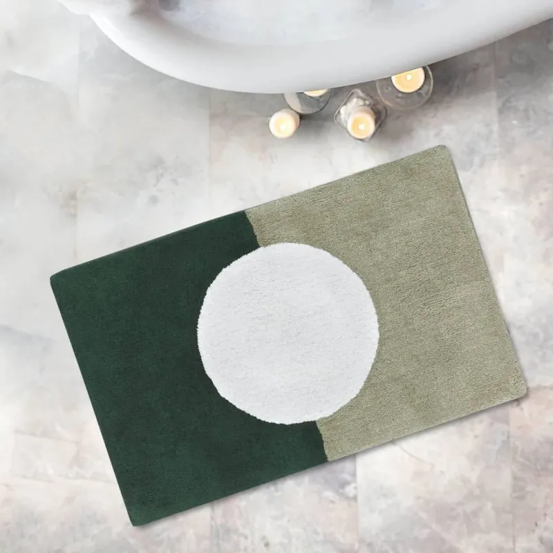 Tappeto bagno scendidoccia Carrara OTTAWA verde 70x110