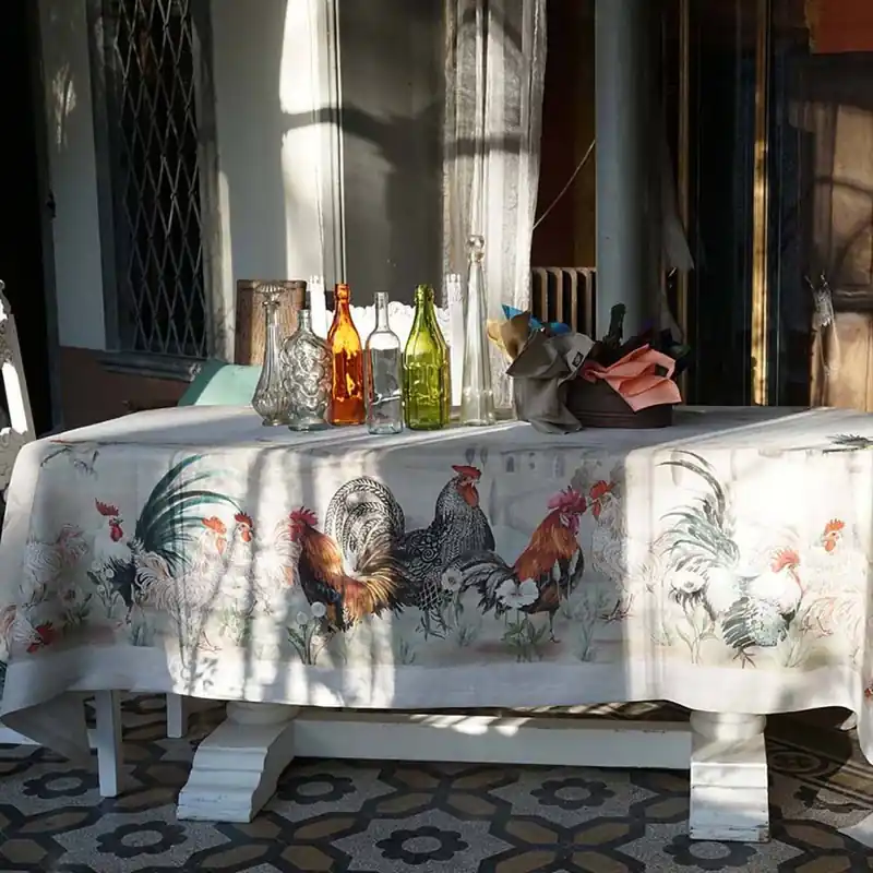 Tovaglia TESSITURA TOSCANA TELERIE Puro Lino GAULOISE