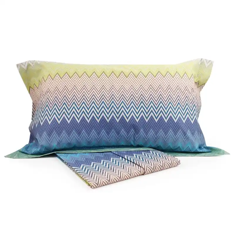 Copripiumino matrimoniale Missoni Home AIDAN 170 zig-zag