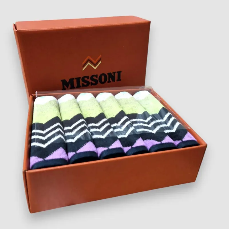 6 Lavette MISSONI HOME Giacomo T59 Zig Zag