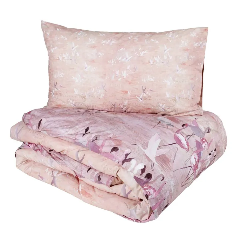 FAZZINI | Copripiumino Matrimoniale Percalle PINK AFRICA