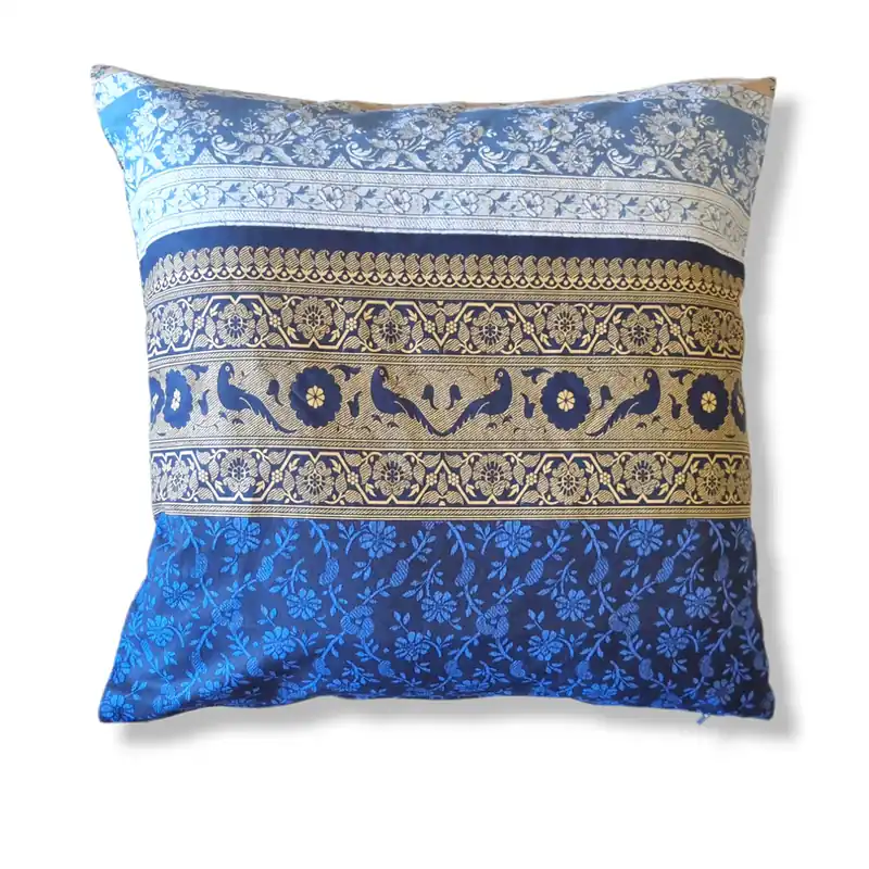 Fodera Cuscino Arredo BASSETTI Granfoulard | RECANATI Grigio Blu