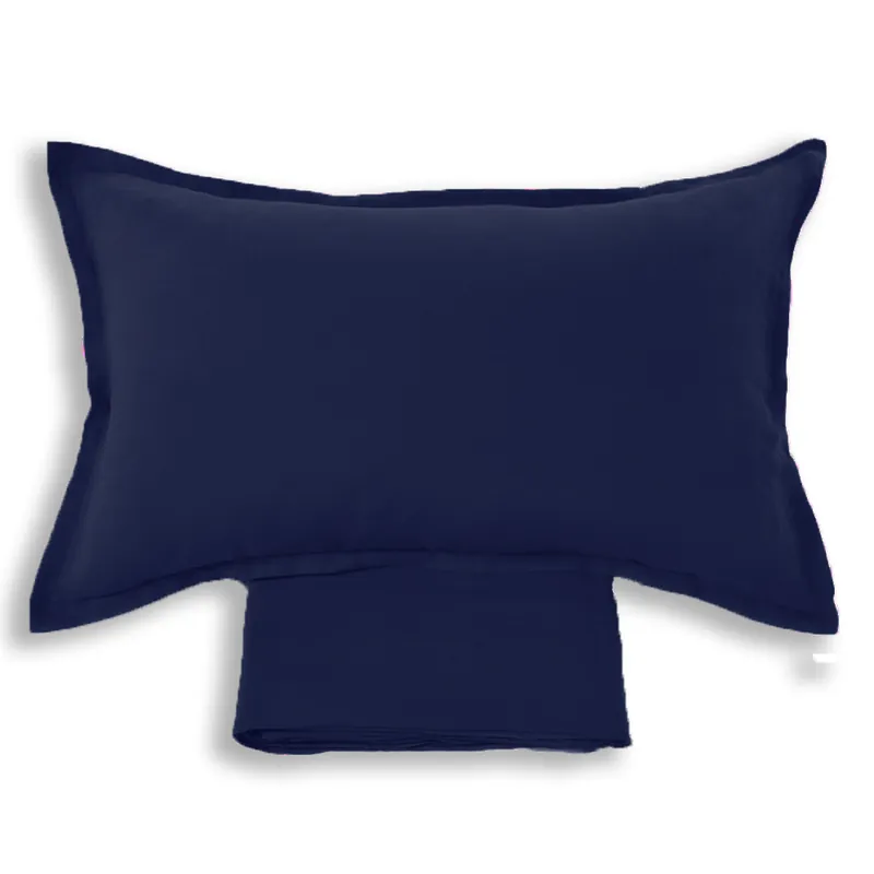 Lenzuola lino 100% e federe matrimoniale Soffio Blu