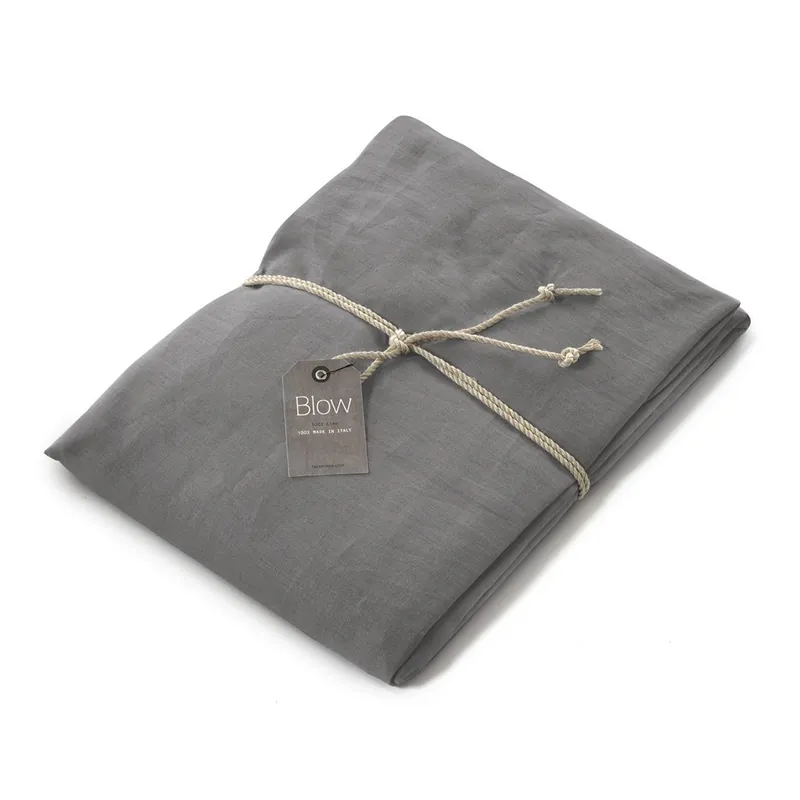 Lenzuolo con angoli Lino 100% FAZZINI Soffio Piombo