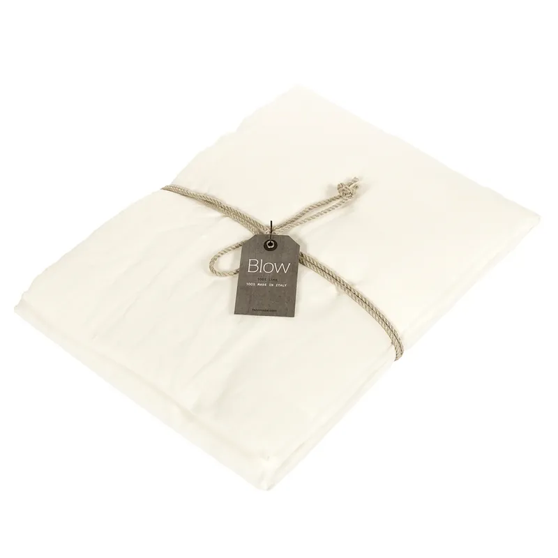 Lenzuolo con angoli Lino 100% FAZZINI Soffio Panna