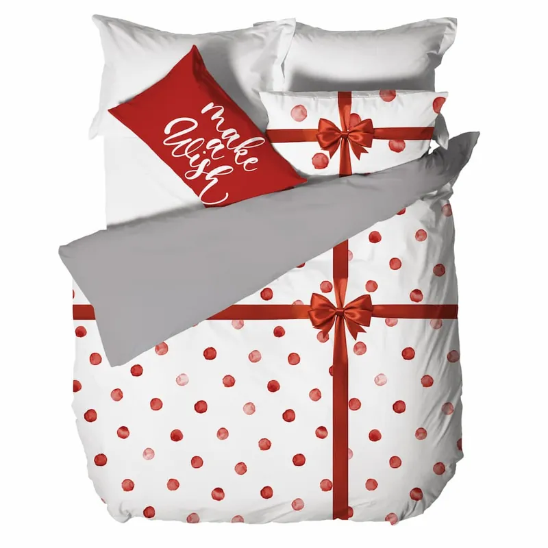 Copripiumino Cotone DI MAESTRO Pacco Regalo ROSSO