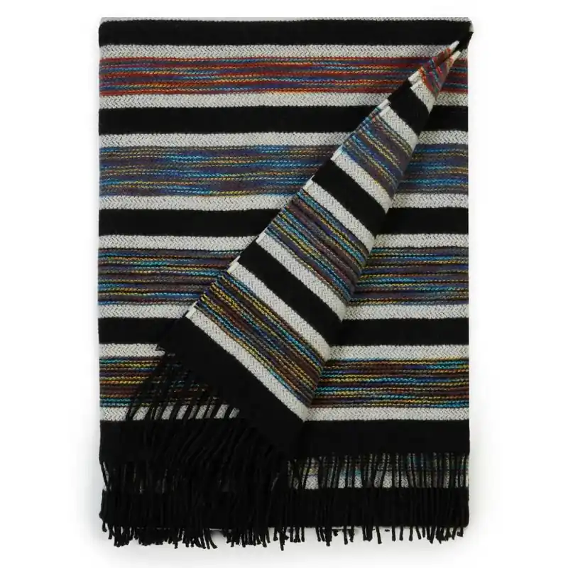 Missoni Home plaid con frange 130 x 190 cm Amadeus 160