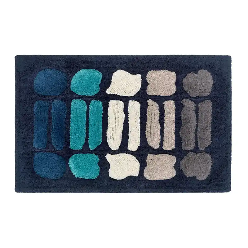 Tappeto bagno scendidoccia 50x80 Carrara PLABLO BLU