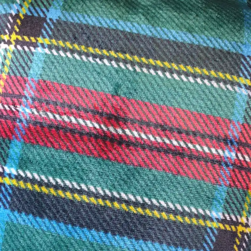 Coppia Fodere 45 x 45 DAUNEX Tartan VERDE