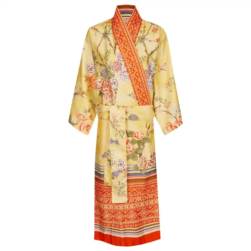 Bassetti Granfoulard Kimono Vestaglia Pallanza Y1 giallo 2 misure