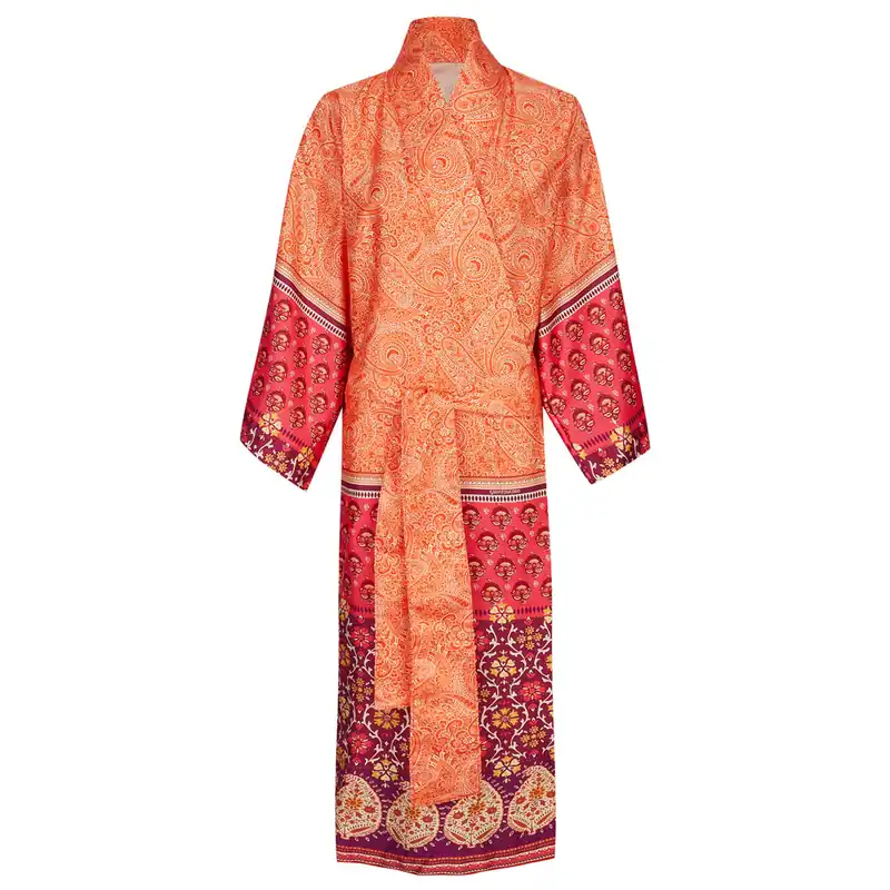 Kimono Vestaglia Laglio O1 arancione Bassetti Granfoulard