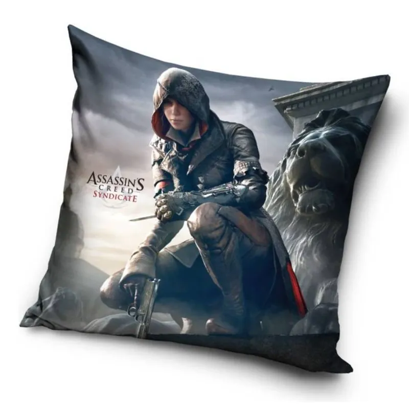 Cuscino Arredo Decorativo 40 x 40 Assassin's Creed toni scuri