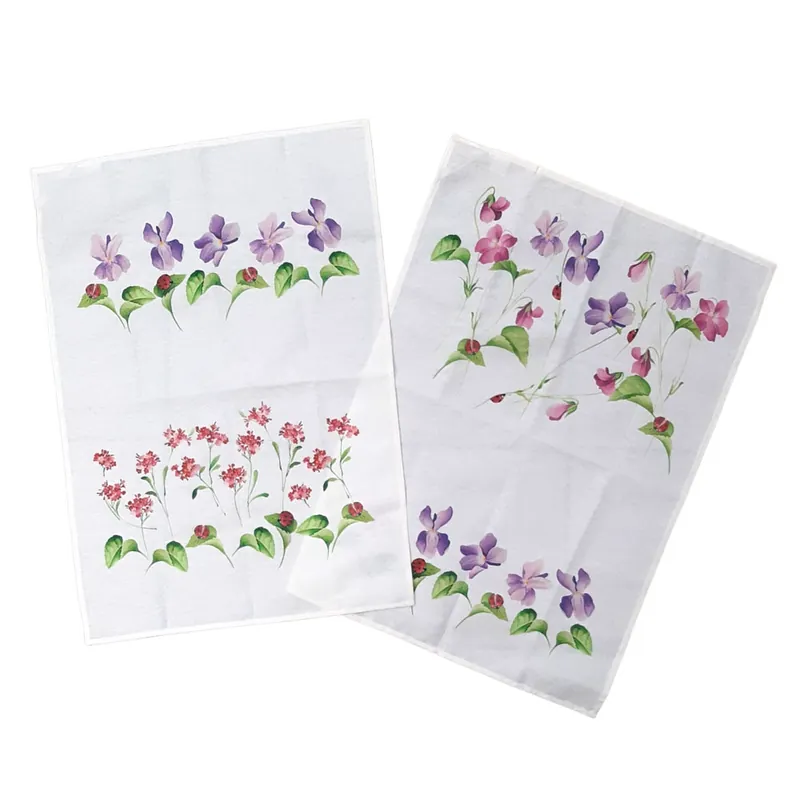 Set 2 strofinacci da cucina BLOOMING Vallesusa floreale
