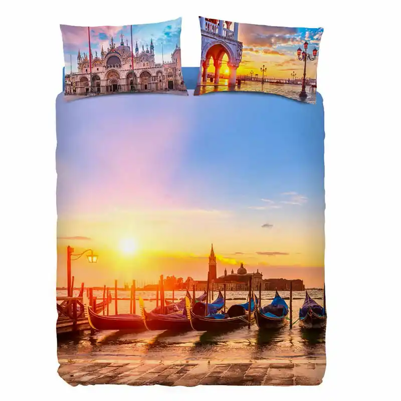 Copripiumino Bassetti completo LAGUNA Venezia multicolore