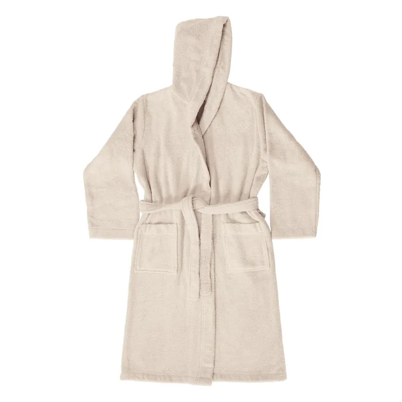 Accappatoio UNISEX con cappuccio Bassetti Pop Color Avorio 30