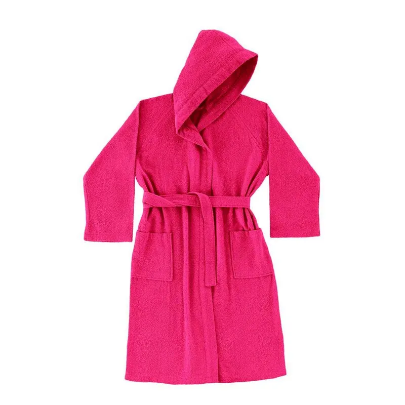 Accappatoio DONNA con cappuccio Bassetti Pop Color Ciclamino K1