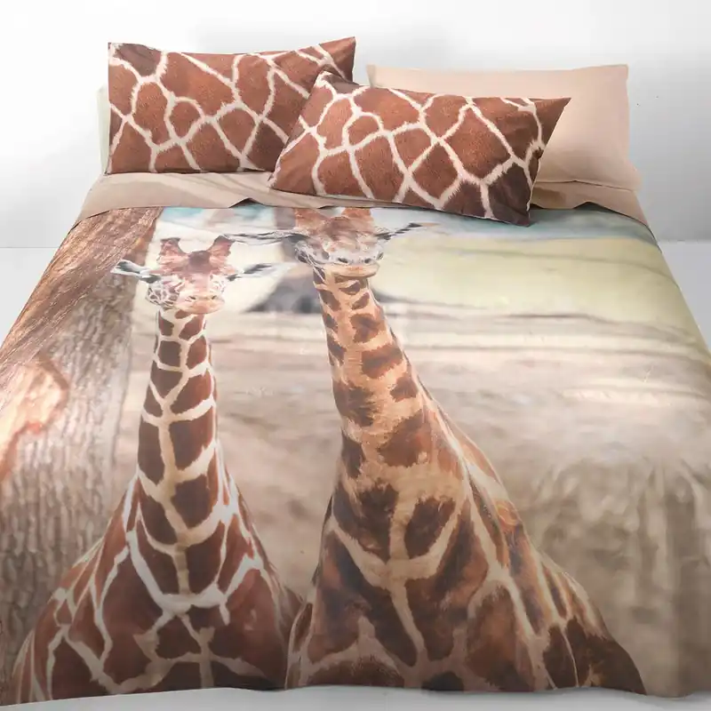 Gabel Parure lenzuola copriletto GIRAFFE Piazza e mezza RAFFA