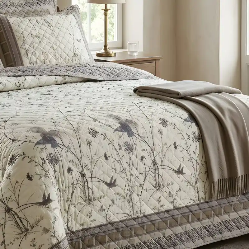 Copriletto Bassetti primaverile FONG 41 Granfoulard matrimoniale